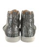 Christian Louboutin Glitter Colorblock Pattern Sneakers
