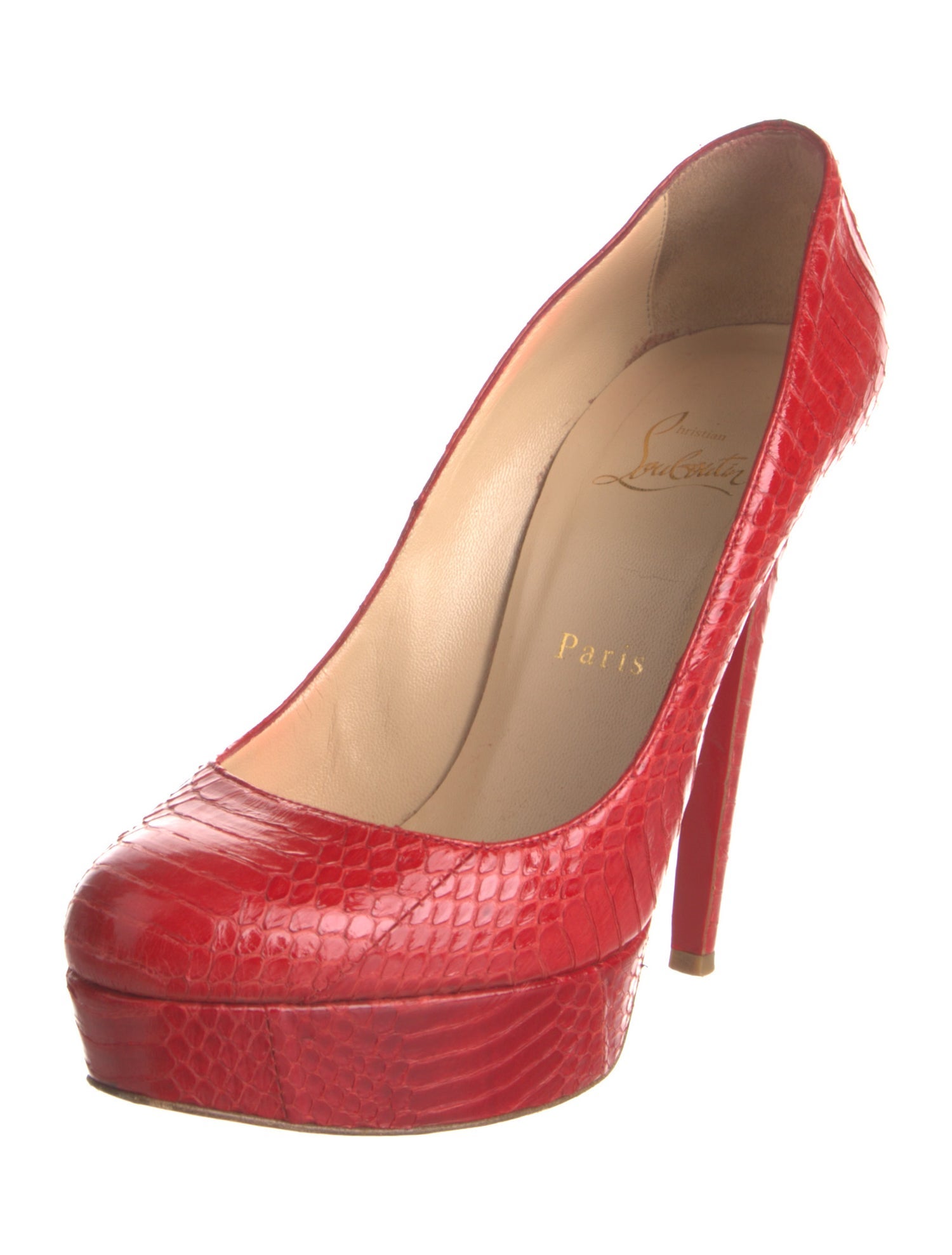 Christian Louboutin Snakeskin Pumps