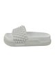 Christian Louboutin Spike Accents Rubber Slides
