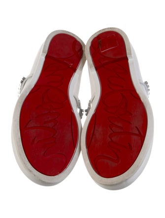 Christian Louboutin Solid Ballet Flat Shoes