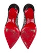 Christian Louboutin Mesh Lace Pattern Pumps