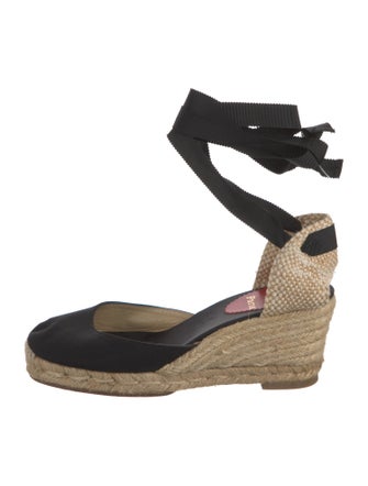 Christian Louboutin Canvas D'Orsay Pumps