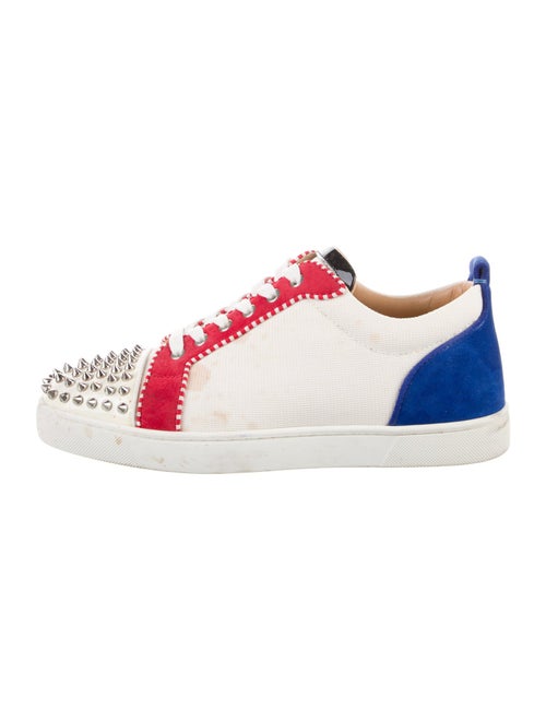 Christian Louboutin Spike Accents Mesh Sneakers