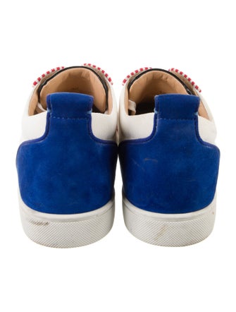 Christian Louboutin Spike Accents Mesh Sneakers