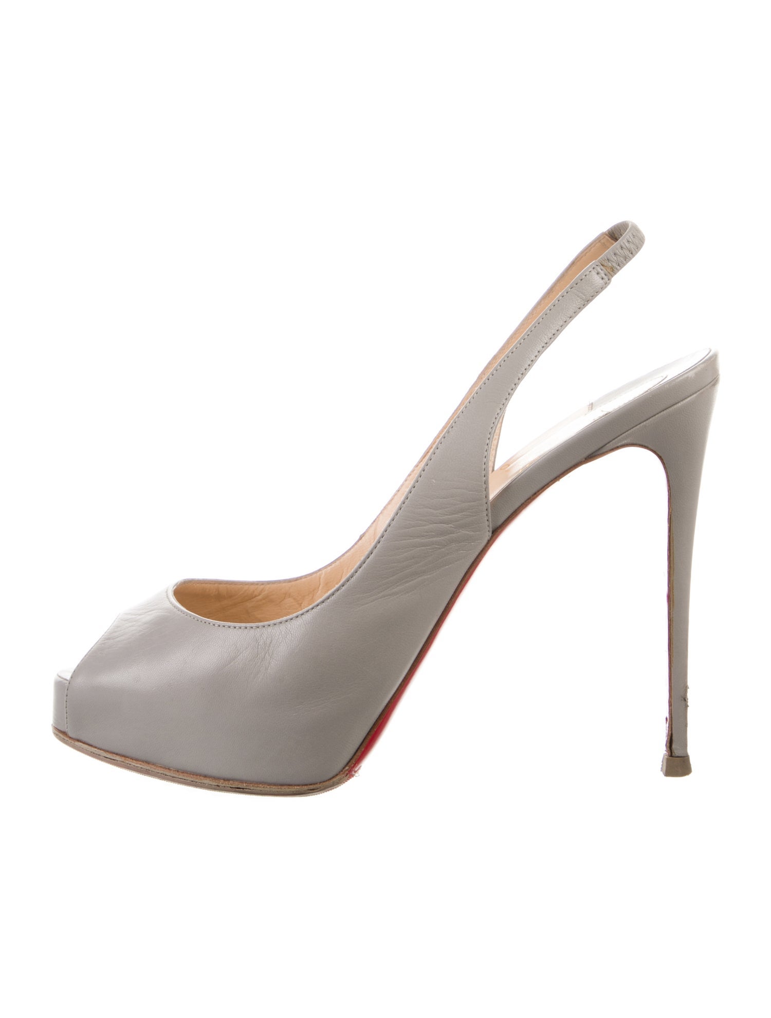 Christian Louboutin Leather Slingback Pumps