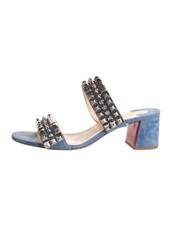 Christian Louboutin Tina Goes Mad Spike Accents Slides