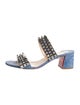 Christian Louboutin Tina Goes Mad Spike Accents Slides