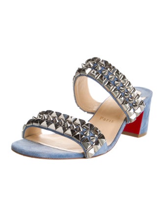 Christian Louboutin Tina Goes Mad Spike Accents Slides