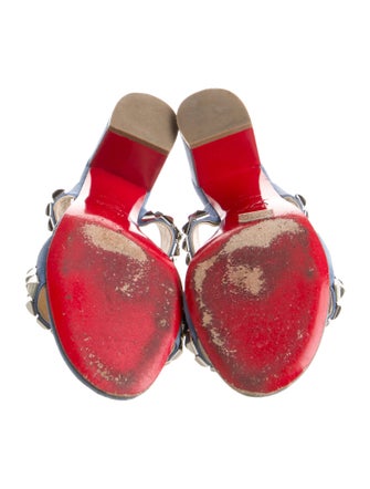 Christian Louboutin Tina Goes Mad Spike Accents Slides