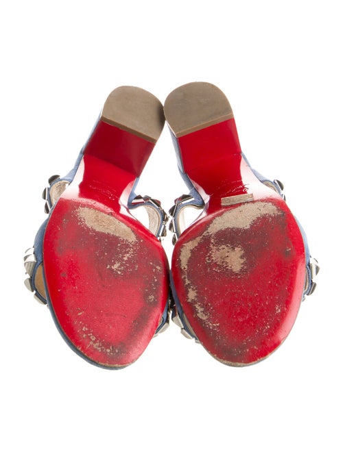 Christian Louboutin Tina Goes Mad Spike Accents Slides