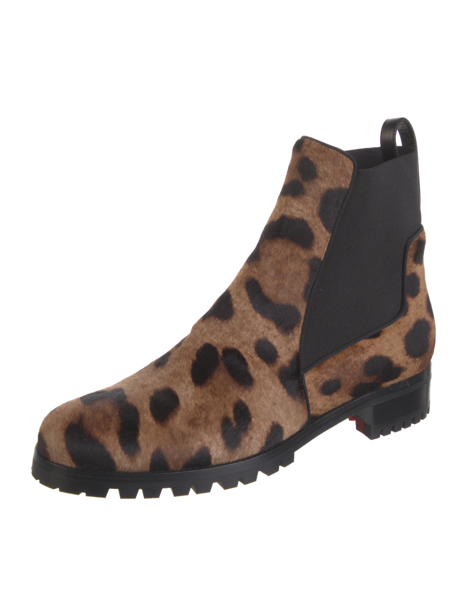 Christian Louboutin Marchacroche Ponyhair Chelsea Boots