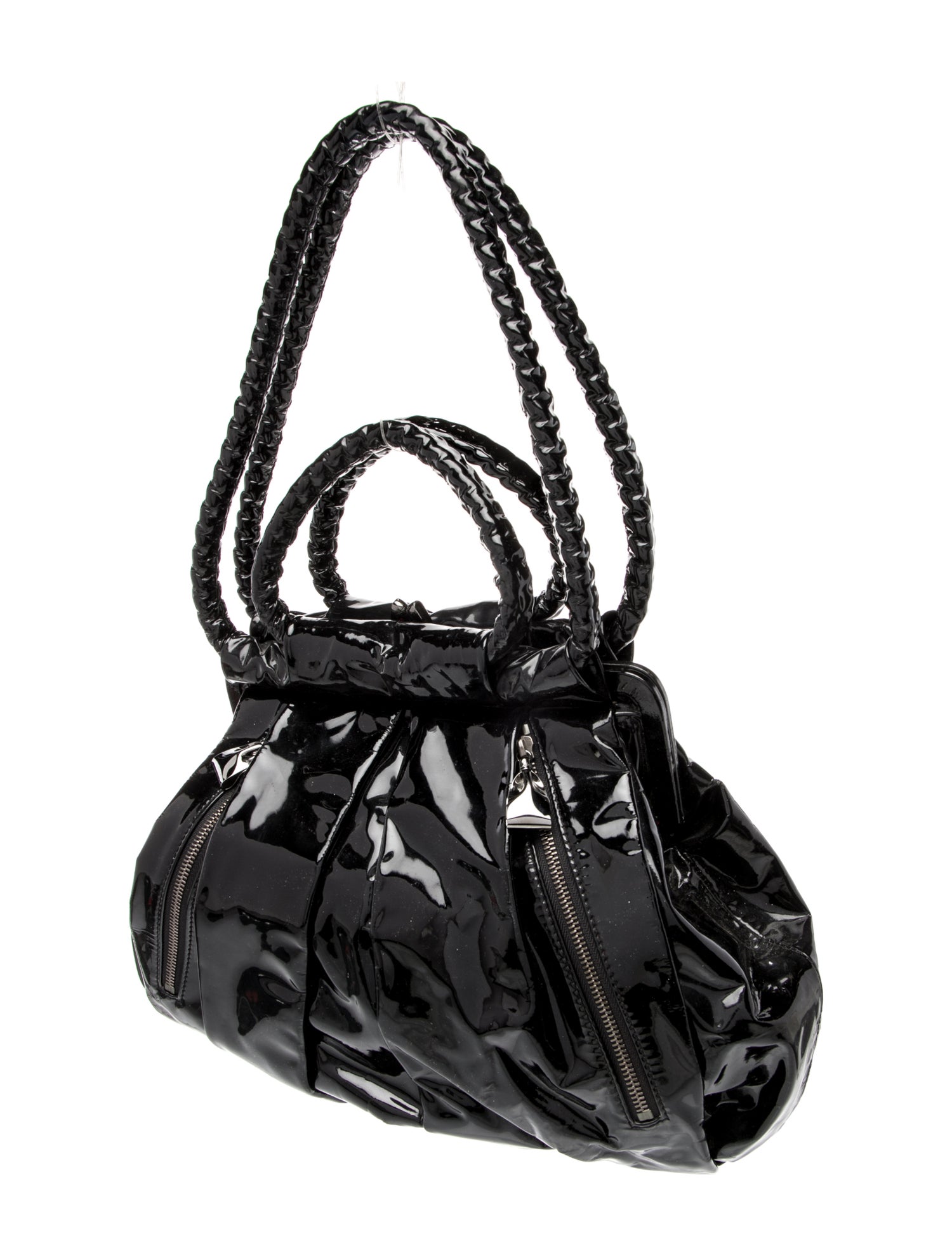 Christian Louboutin Patent Leather Top Handle Bag