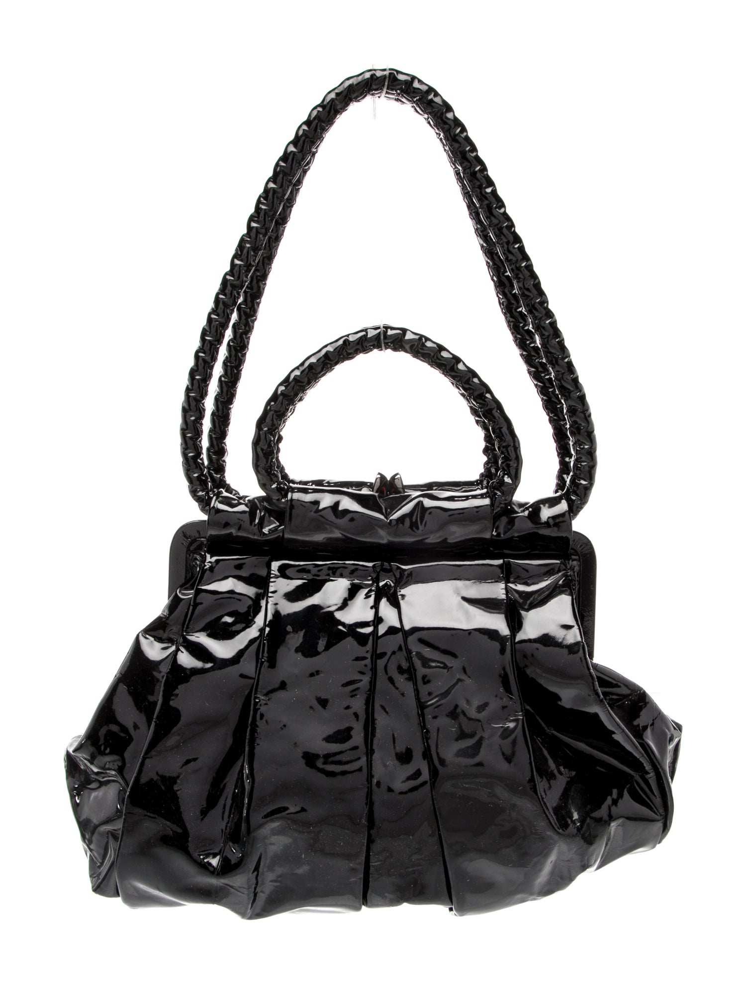 Christian Louboutin Patent Leather Top Handle Bag