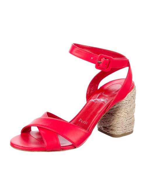 Christian Louboutin Summer Mariza Leather Espadrilles