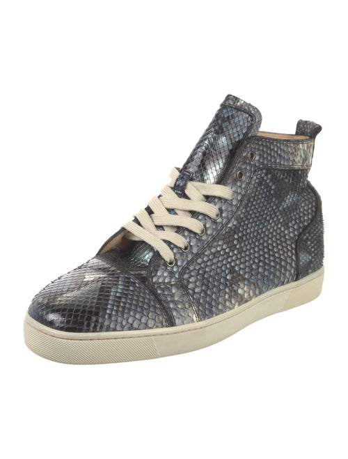 Christian Louboutin Snakeskin Animal Print Sneakers