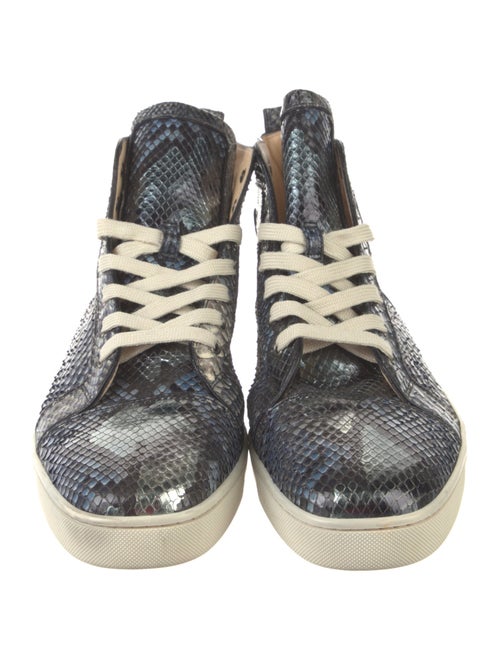 Christian Louboutin Snakeskin Animal Print Sneakers