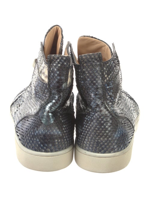 Christian Louboutin Snakeskin Animal Print Sneakers