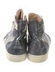 Christian Louboutin Snakeskin Animal Print Sneakers