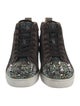 Christian Louboutin Rockstud Accents Printed Sneakers