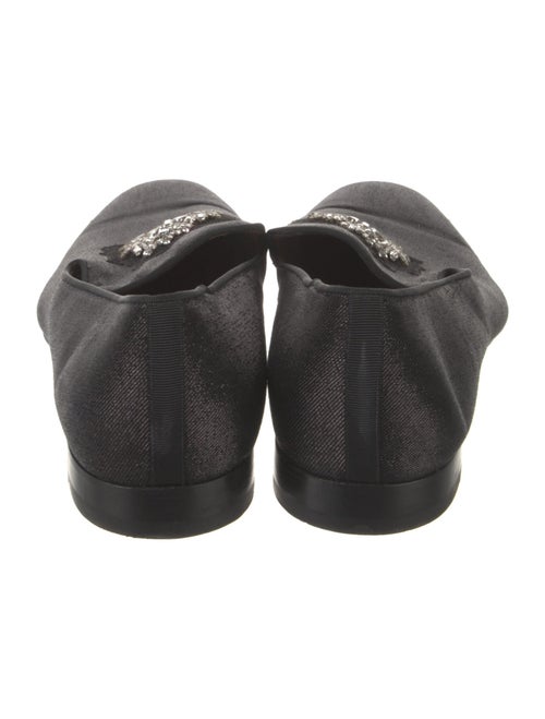 Christian Louboutin Crystal Embellishments Loafers