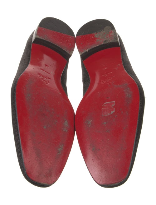 Christian Louboutin Crystal Embellishments Loafers