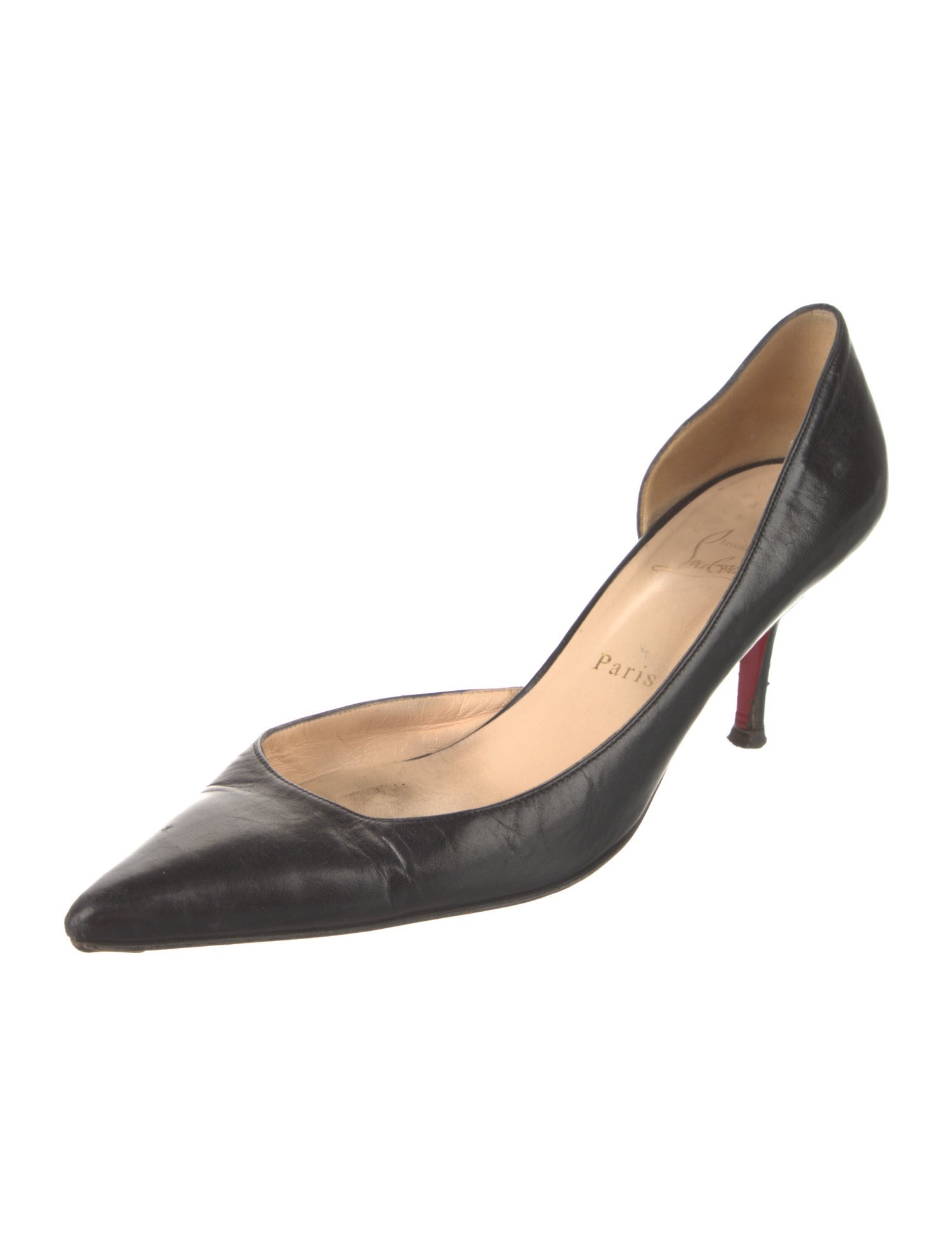 Christian Louboutin Leather D'Orsay Pumps