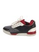 Christian Louboutin Suede Colorblock Pattern Sneakers