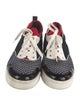 Christian Louboutin Suede Colorblock Pattern Sneakers