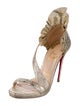Christian Louboutin Colankle 120 Leather Sandals