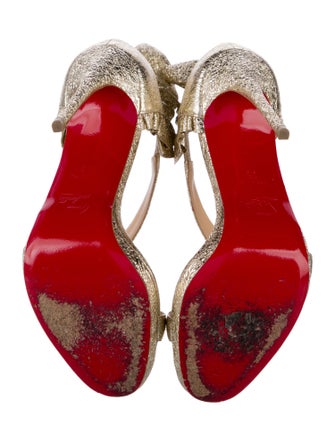 Christian Louboutin Colankle 120 Leather Sandals