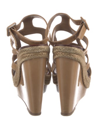 Christian Louboutin Patent Leather T-Strap Sandals