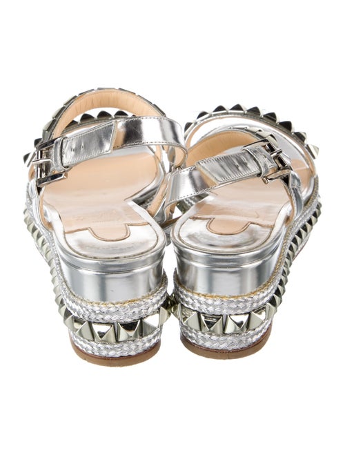 Christian Louboutin Pyraclou Rockstud Accents Espadrilles