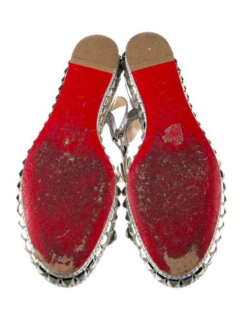 Christian Louboutin Pyraclou Rockstud Accents Espadrilles