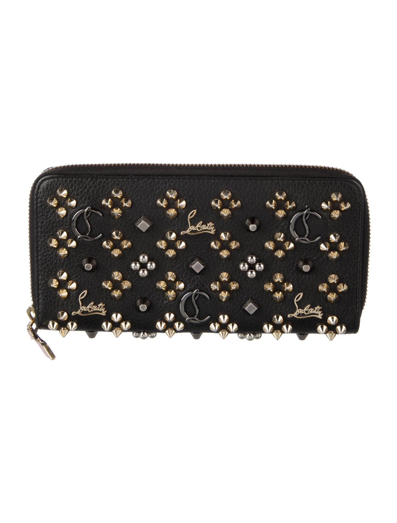 Christian Louboutin Leather Printed Continental Wallet