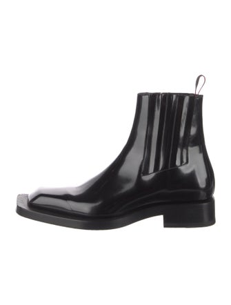 Christian Louboutin Patent Leather Chelsea Boots