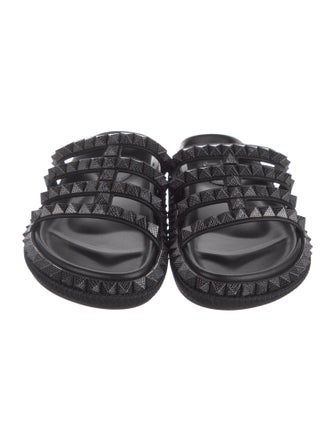 Christian Louboutin Pyra Hallulila Leather Slides