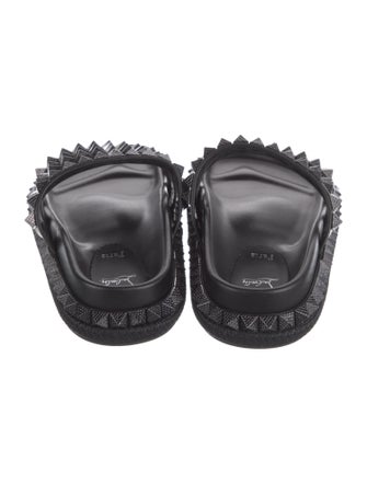 Christian Louboutin Pyra Hallulila Leather Slides