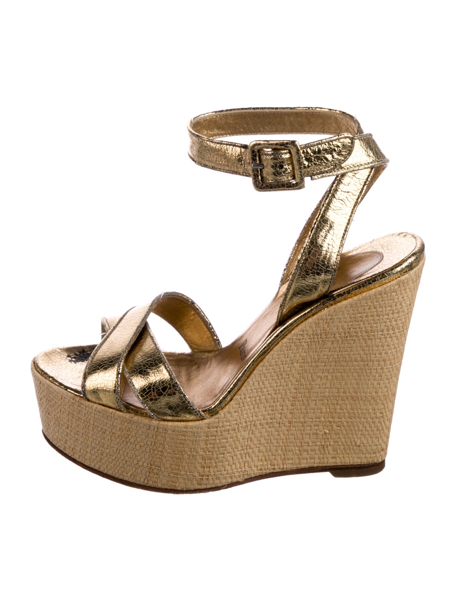 Christian Louboutin Leather Patterned Espadrilles