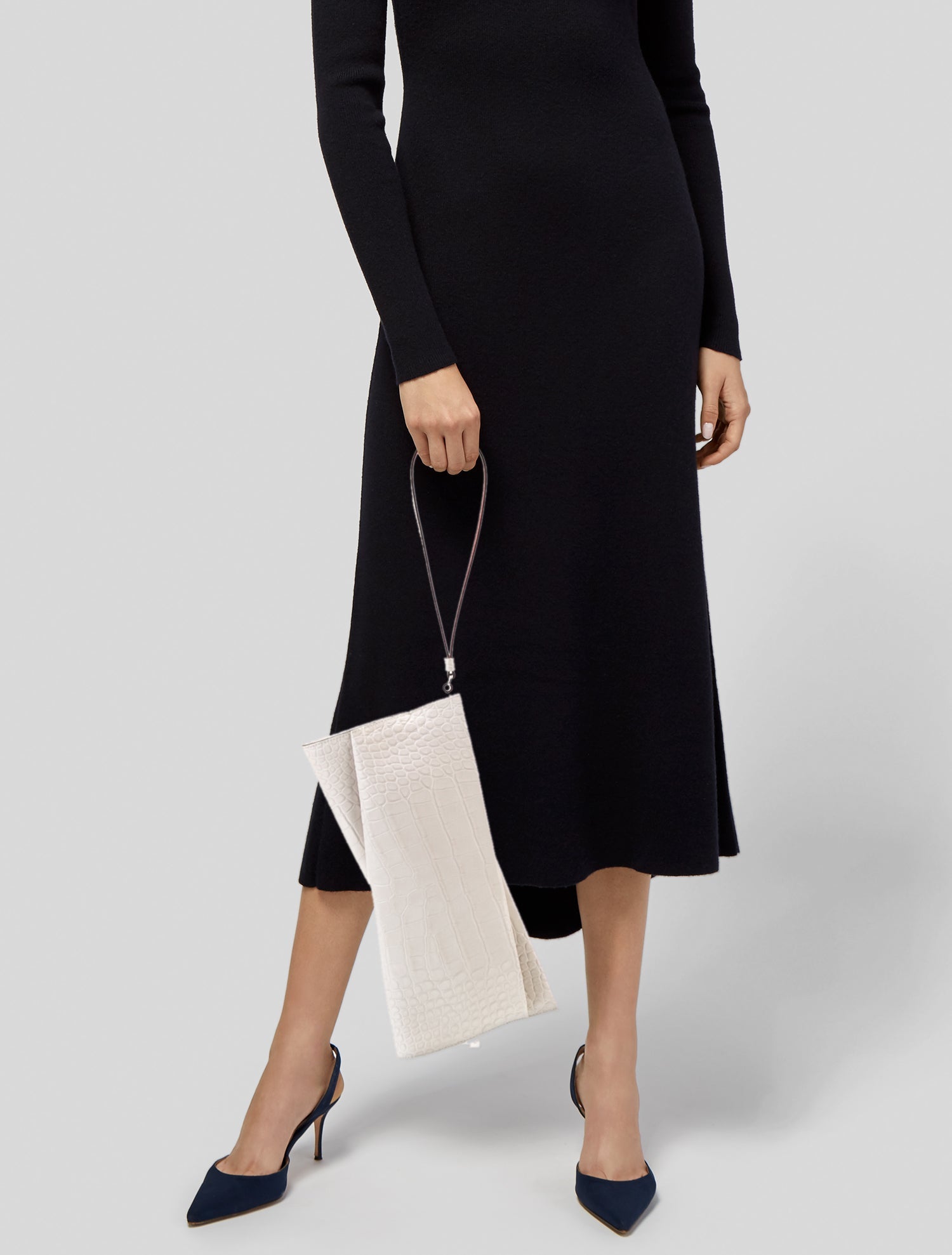 Christian Louboutin Embossed Leather Loubitwist