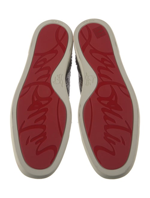 Christian Louboutin Snakeskin Animal Print Sneakers