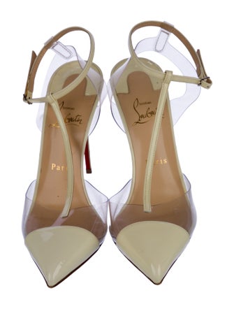 Christian Louboutin Nosy Patent Leather T-Strap Pumps