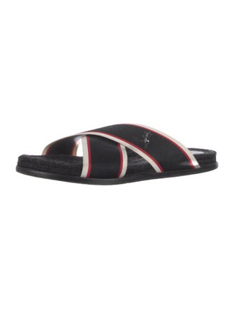 Christian Louboutin Striped Slides