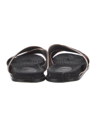 Christian Louboutin Striped Slides