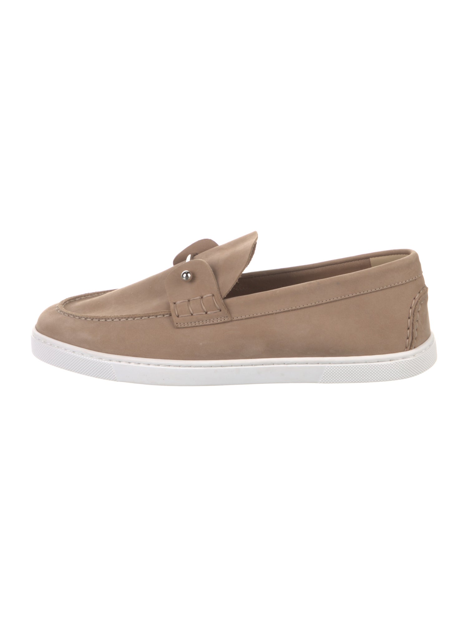 Christian Louboutin Chambeliboat Suede Loafers