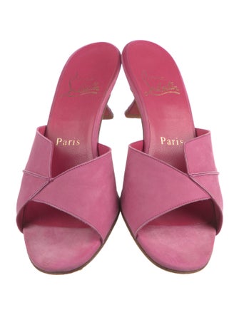 Christian Louboutin Suede Slides