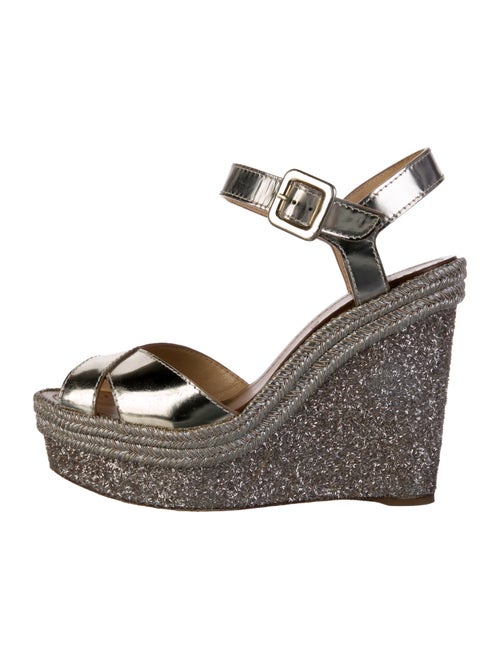 Christian Louboutin Leather Patterned Espadrilles