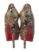 Christian Louboutin Python Animal Print Pumps