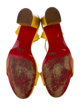 Christian Louboutin Patent Leather Sandals