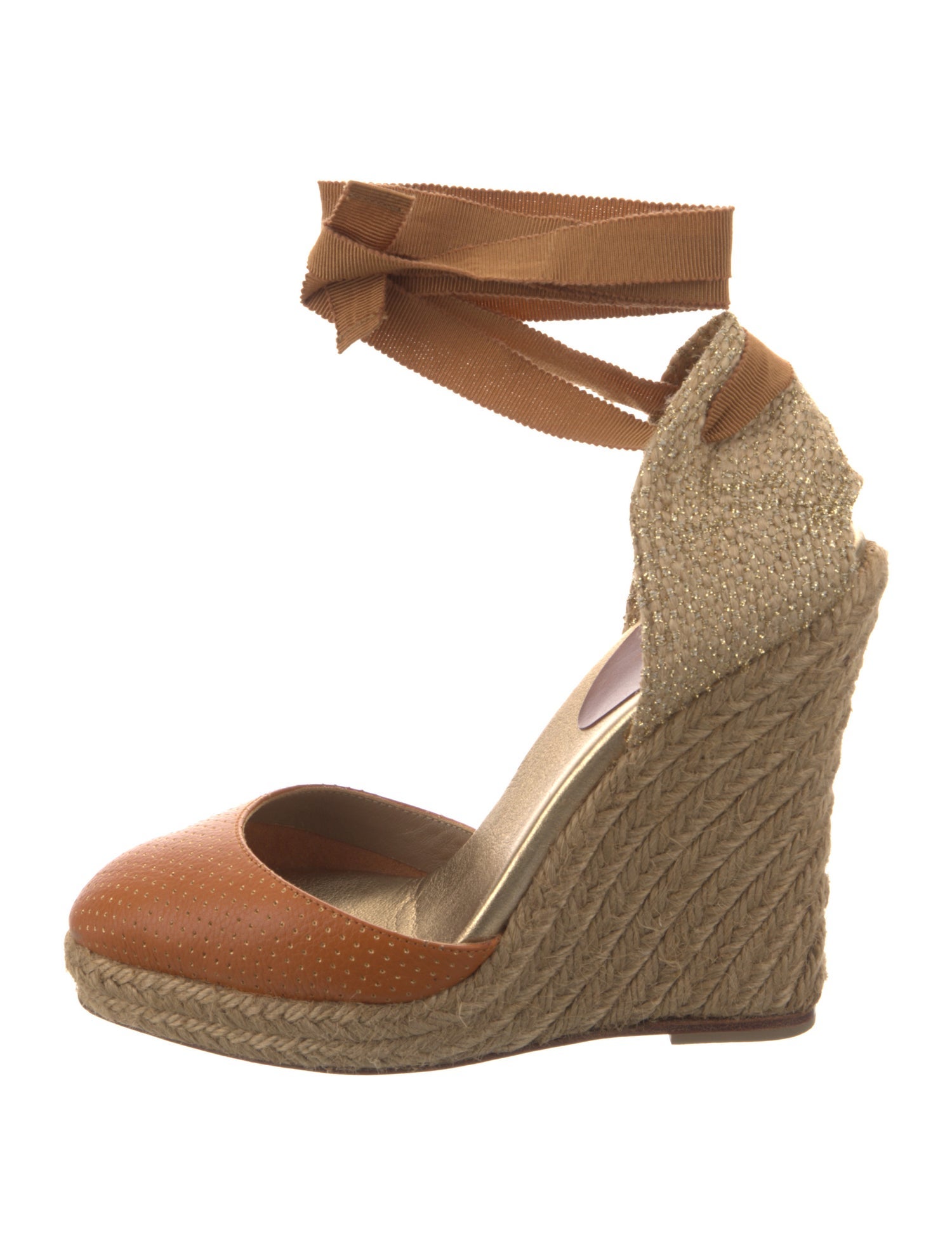 Christian Louboutin Leather Grosgrain Trim D'Orsay Pumps