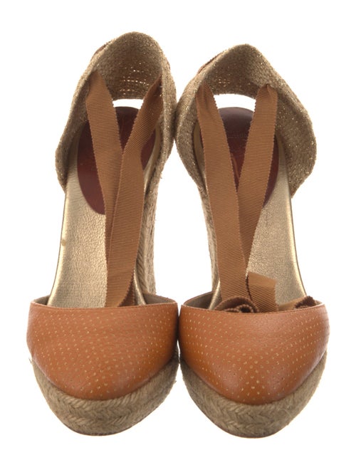 Christian Louboutin Leather Grosgrain Trim D'Orsay Pumps